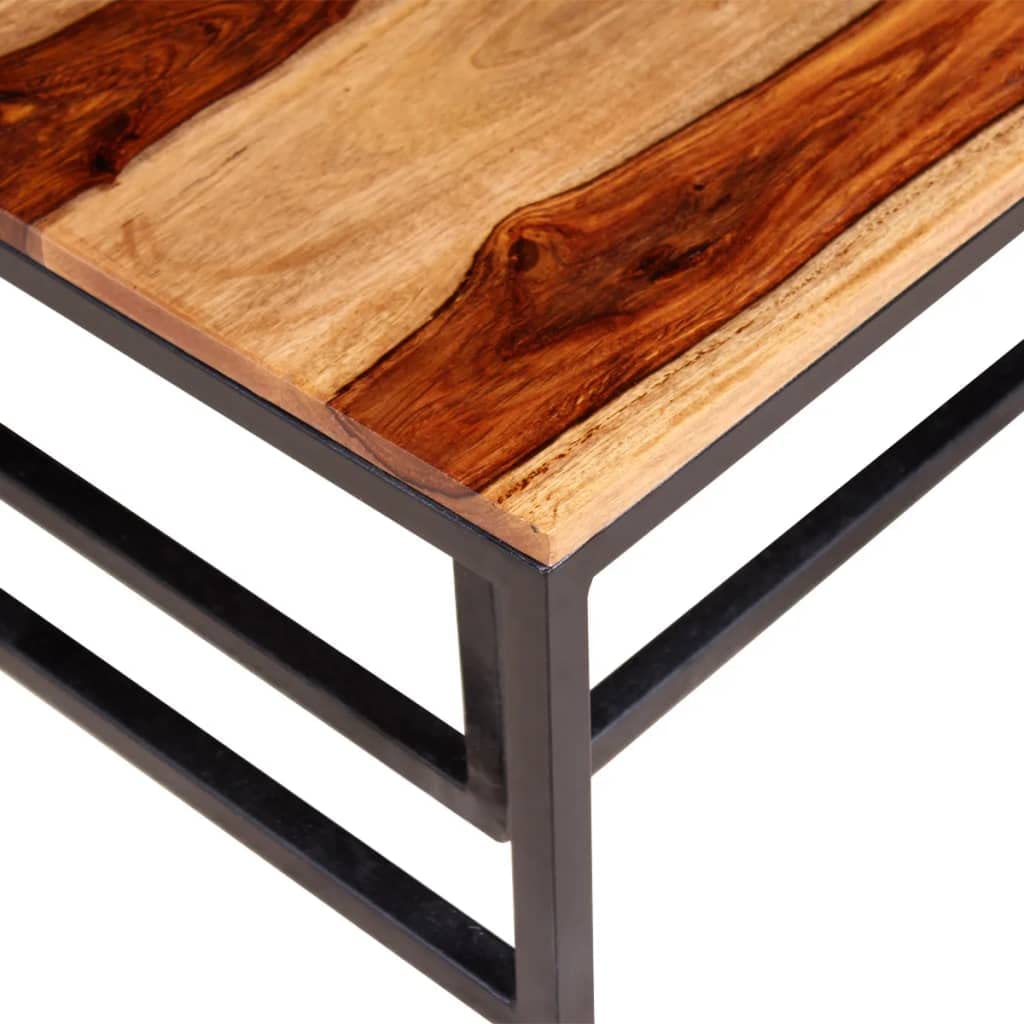 Two Piece Nesting Solid Sheesham Wood Coffee Table Set T584351