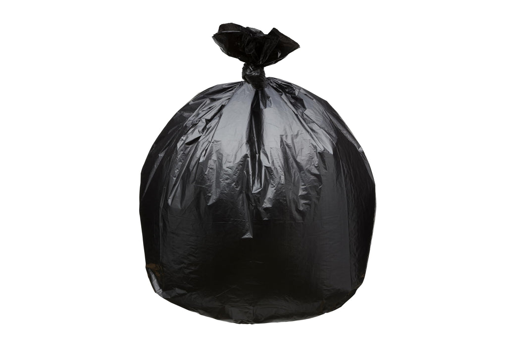 45 Gallon Black 1.5 Mil Trash Bags 100 Count F48345