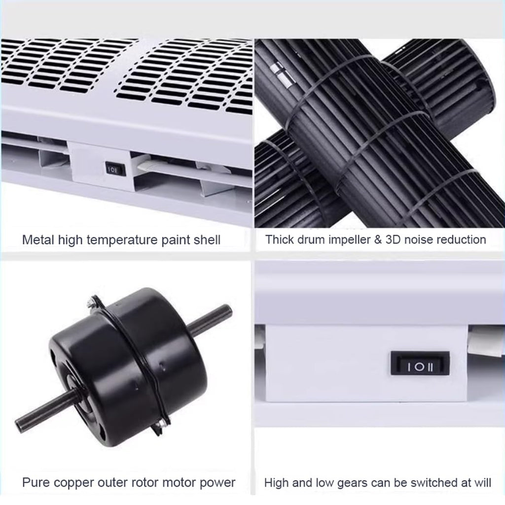 Over Door Air Curtain 60cm 2 Wind Speeds Remote Control V704
