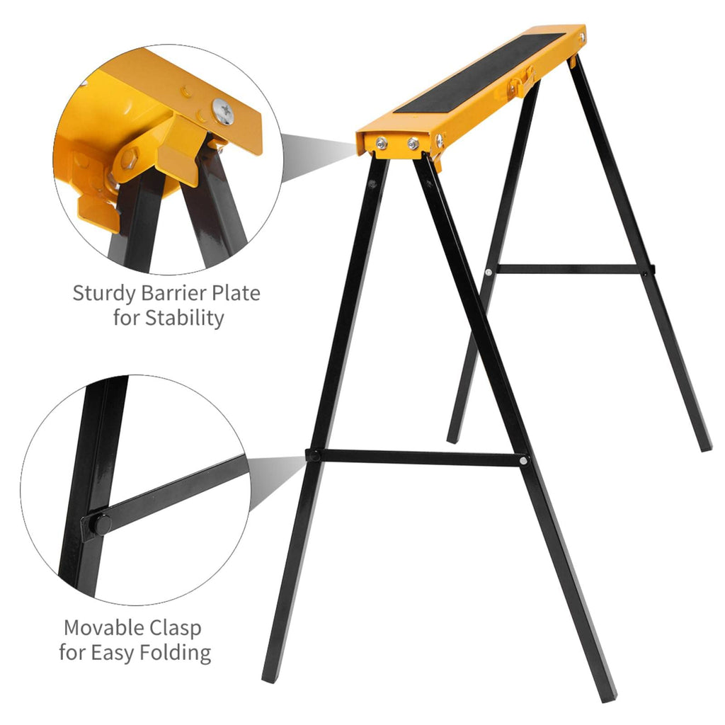 2 Pack Folding Heavy Duty Saw Horses A103