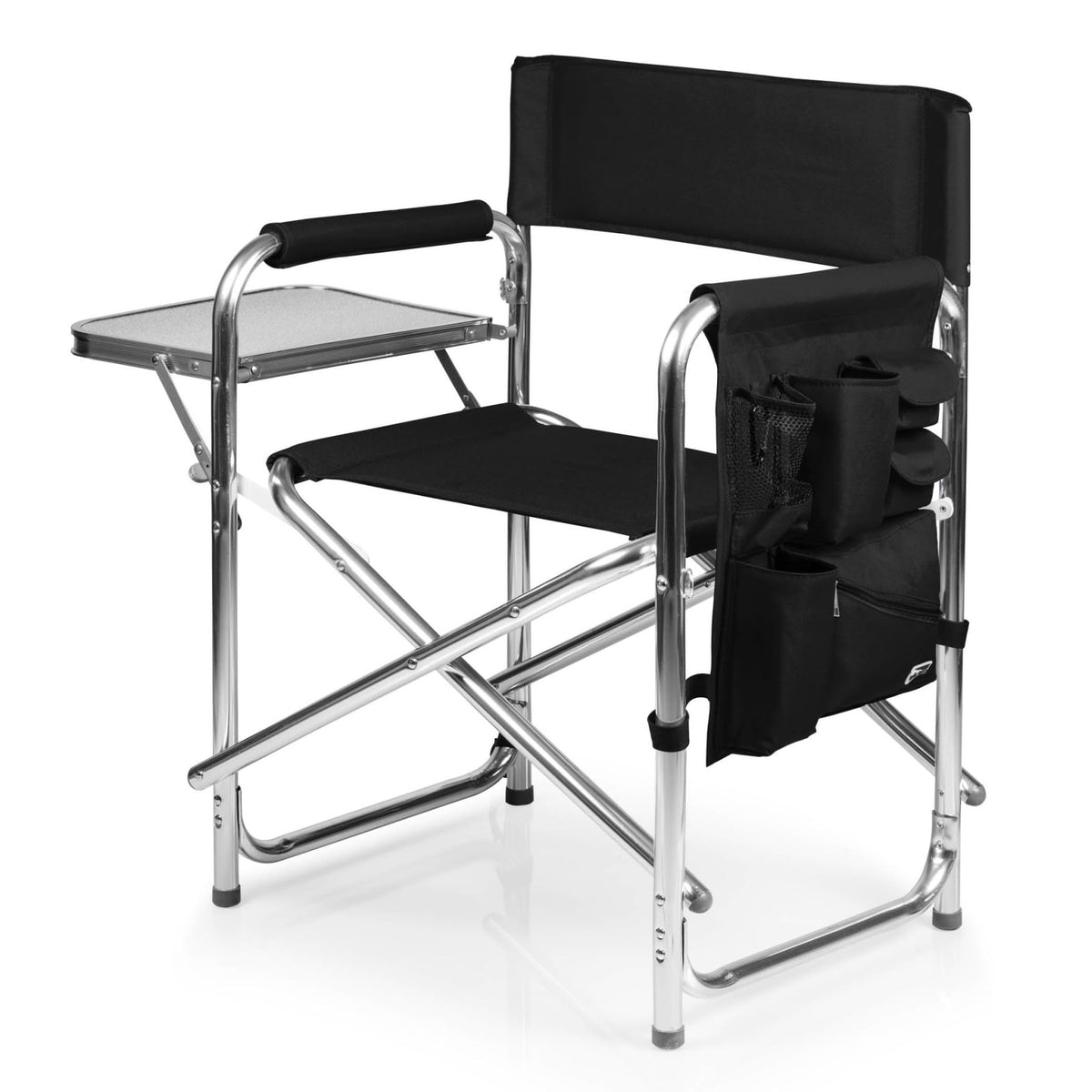 Lightweight Aluminum Folding Outdoor Camping Chair with Side Table A94266