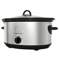 7-Quart Oval Stainless-Steel Slow Cooker B312294