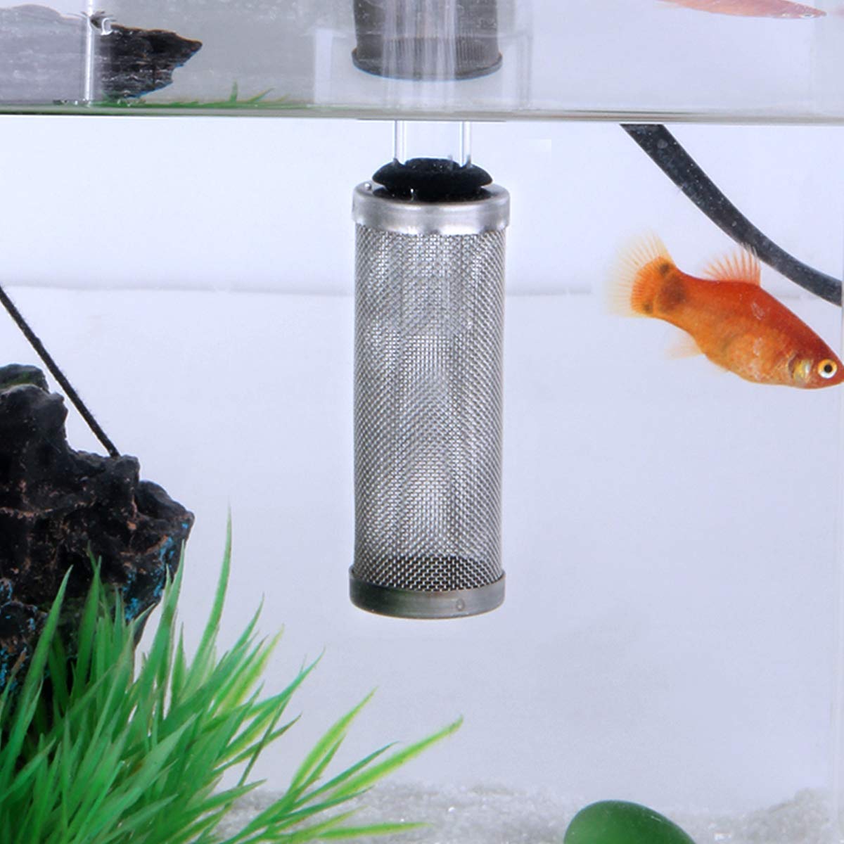 Aquarium Fish Tank Intake Strainer Stainless Steel 11mm N717827