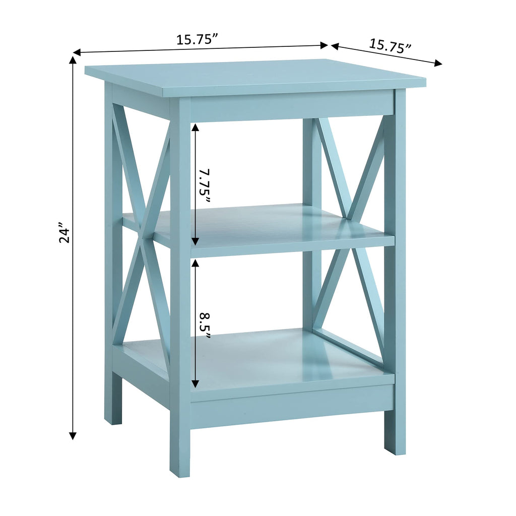 End Table with Shelves I71237