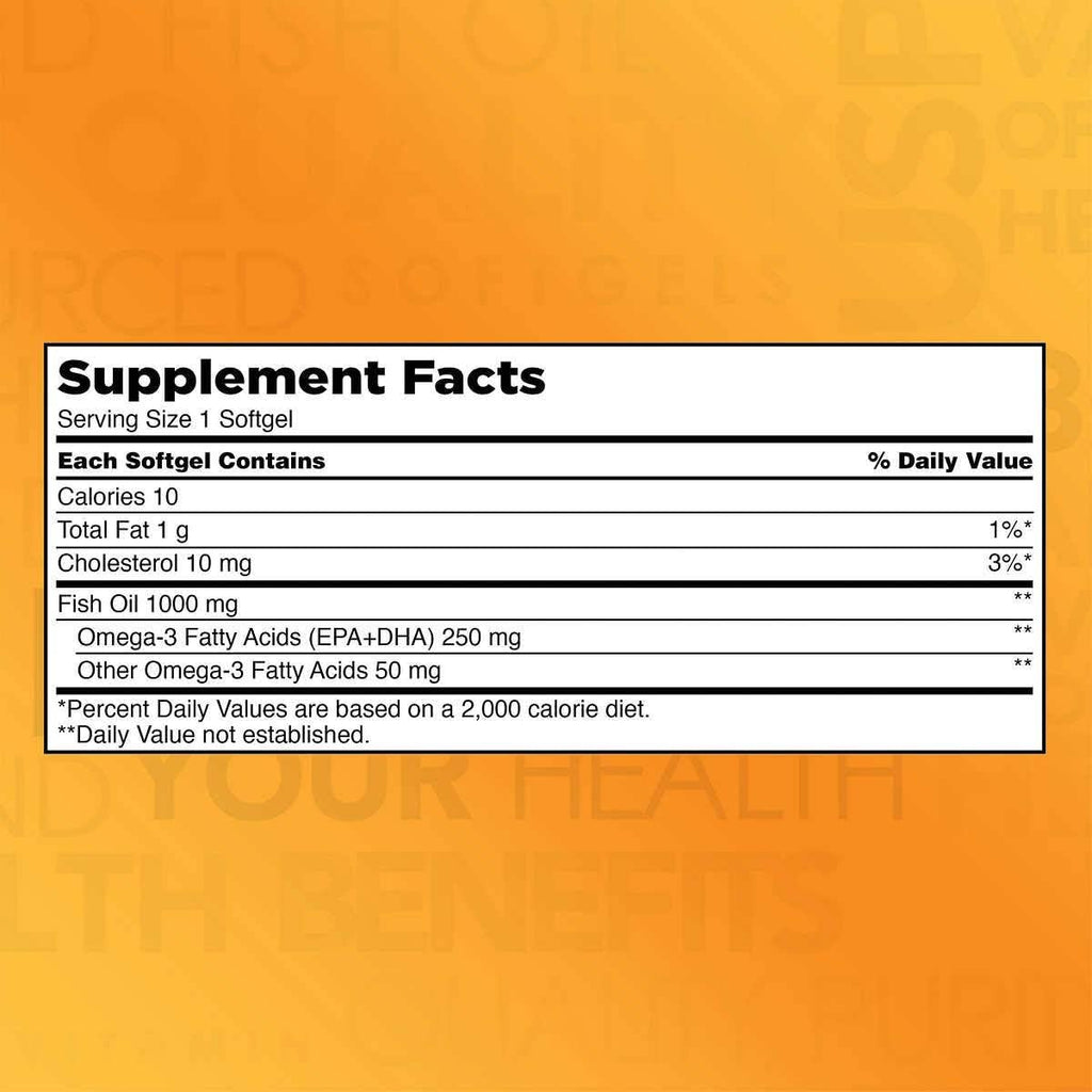 Omega-3 Fish Oil Concentrate 1,000 Mg. 400 Softgels R331636
