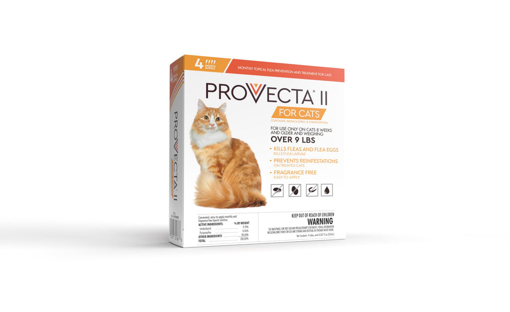 Flea Treatment for Large Cats Over 9 lbs, 4-Month Supply H81414