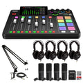 4-Person Podcast Bundle with 4 Mics M8495