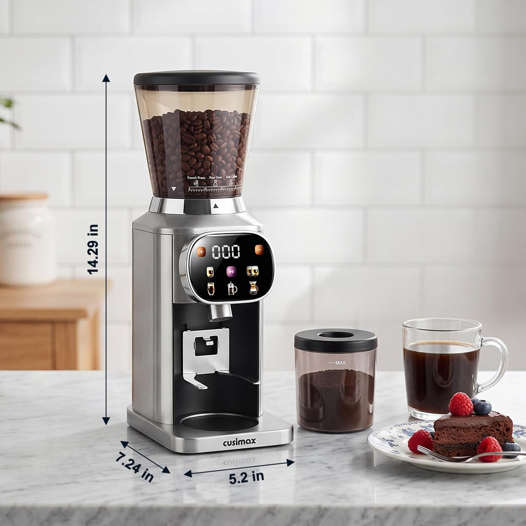 Electric Burr Coffee Grinder 48 Grind Settings O2409