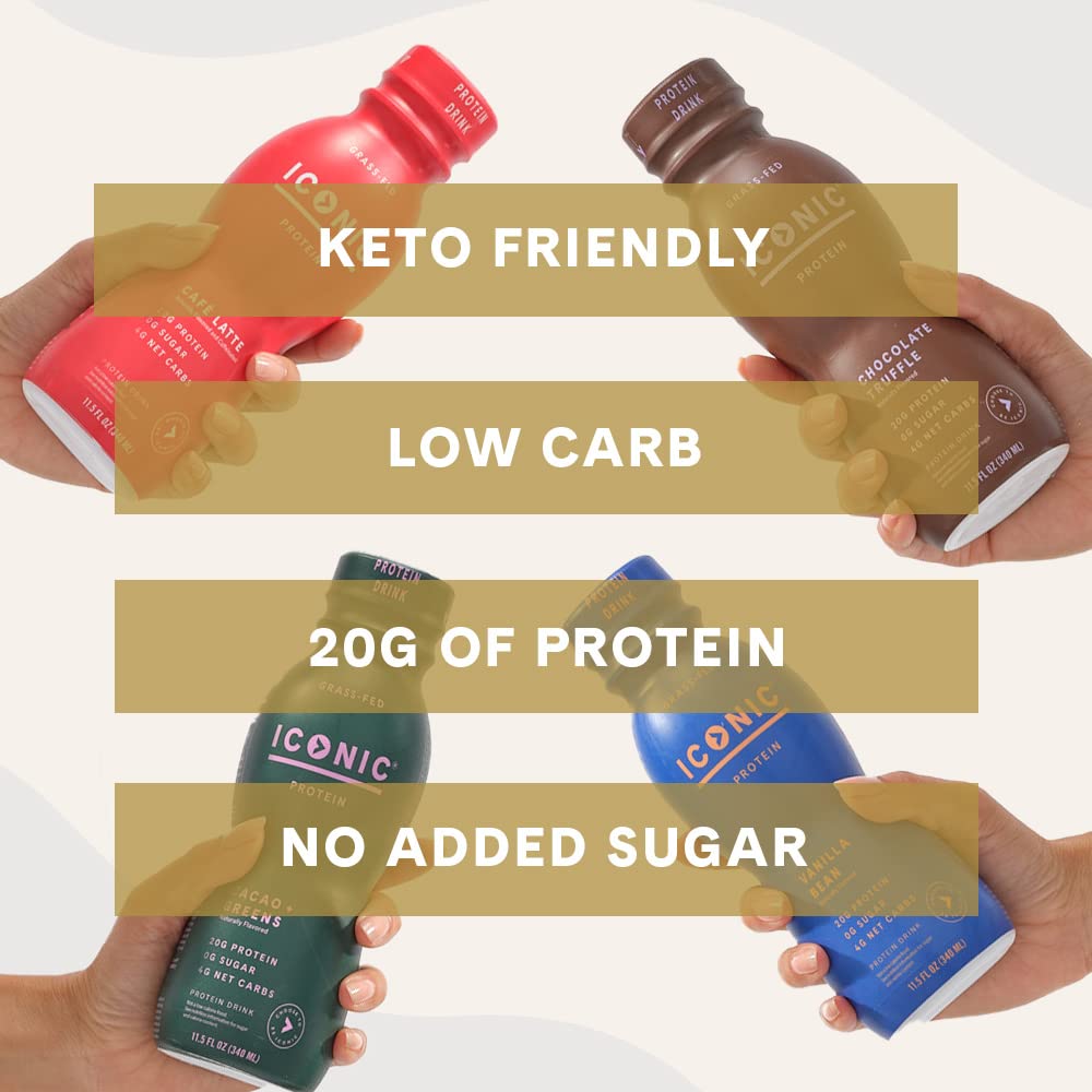 Sugar Free Low Carb Protein Coffee Drinks 12 Pack K1792