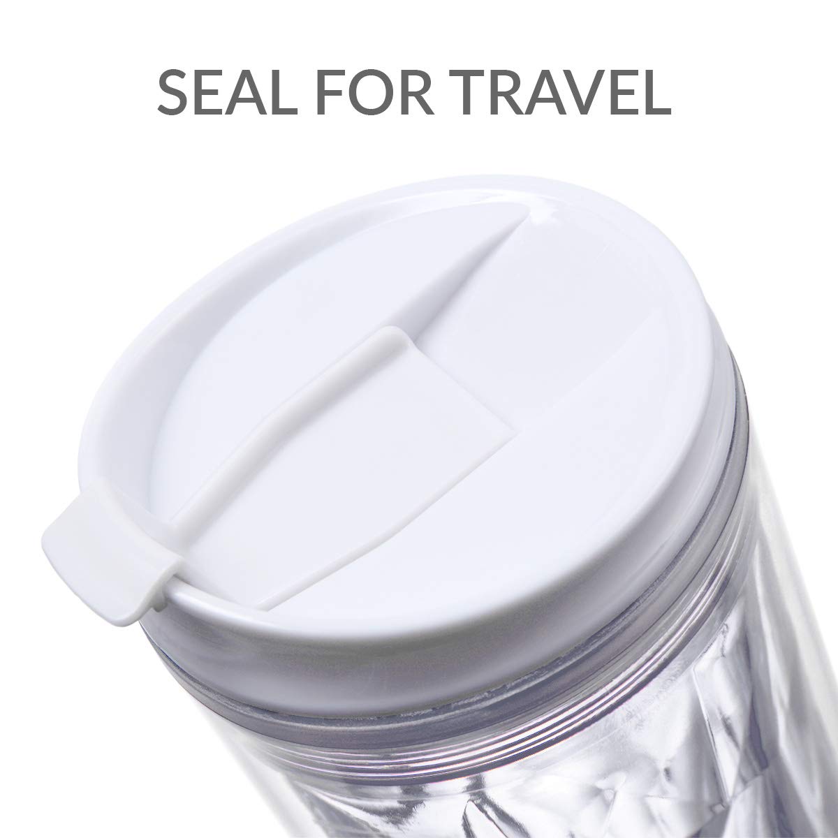 22 oz Clear Diamond Shake Tumbler Cup Y87716