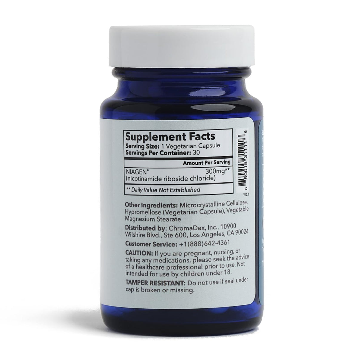 NAD+ Supplement Nicotinamide Riboside 300mg V67630