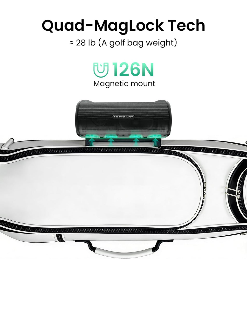 Golf GPS Speaker with 43K+ Courses U13569