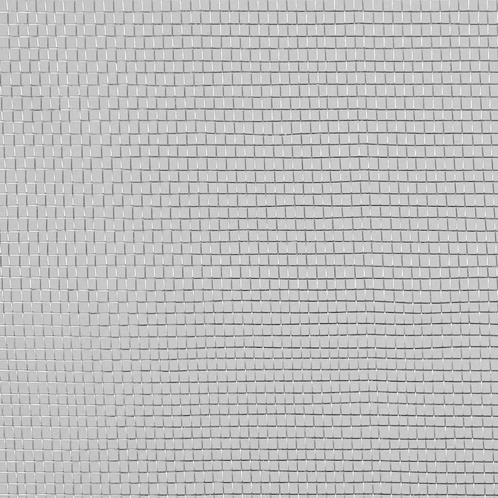 Aluminum Mesh Screen 39.4x196.9 Inches Silver B78962