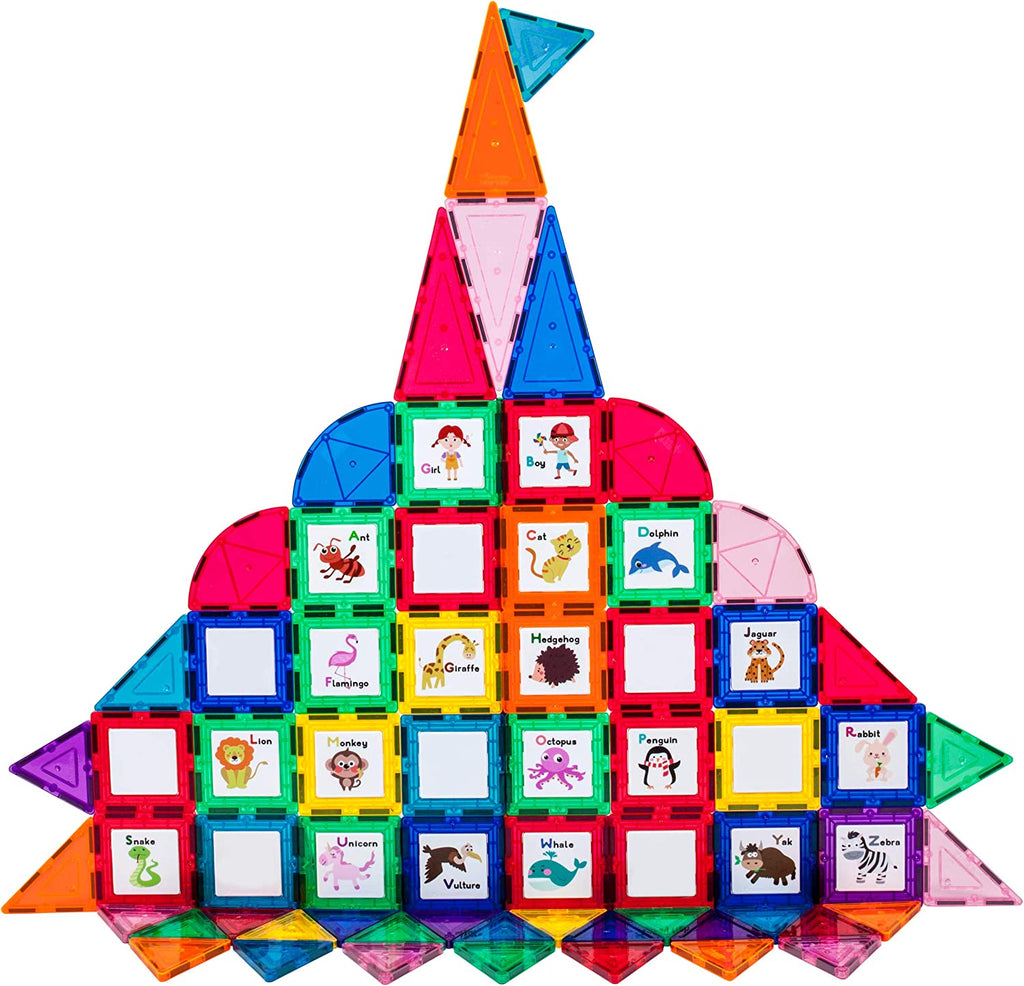 102 Piece Magnetic Tiles Construction Playset T427
