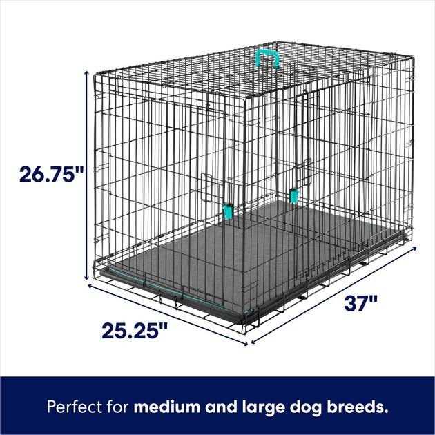 Double Door Wire Dog Crate J4300
