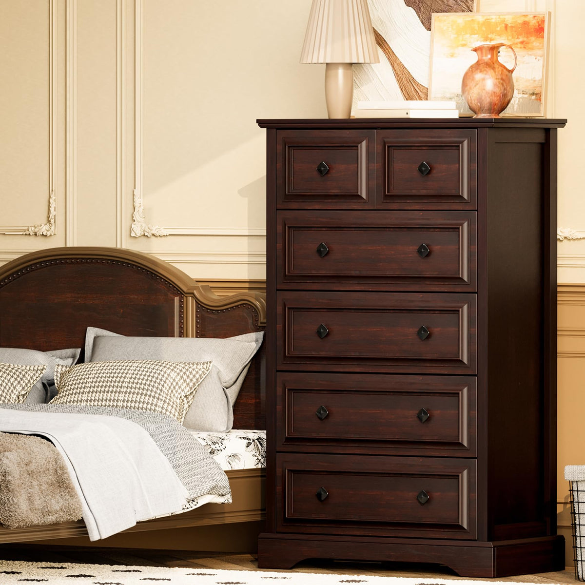 6 Drawer Cherry Dresser F950