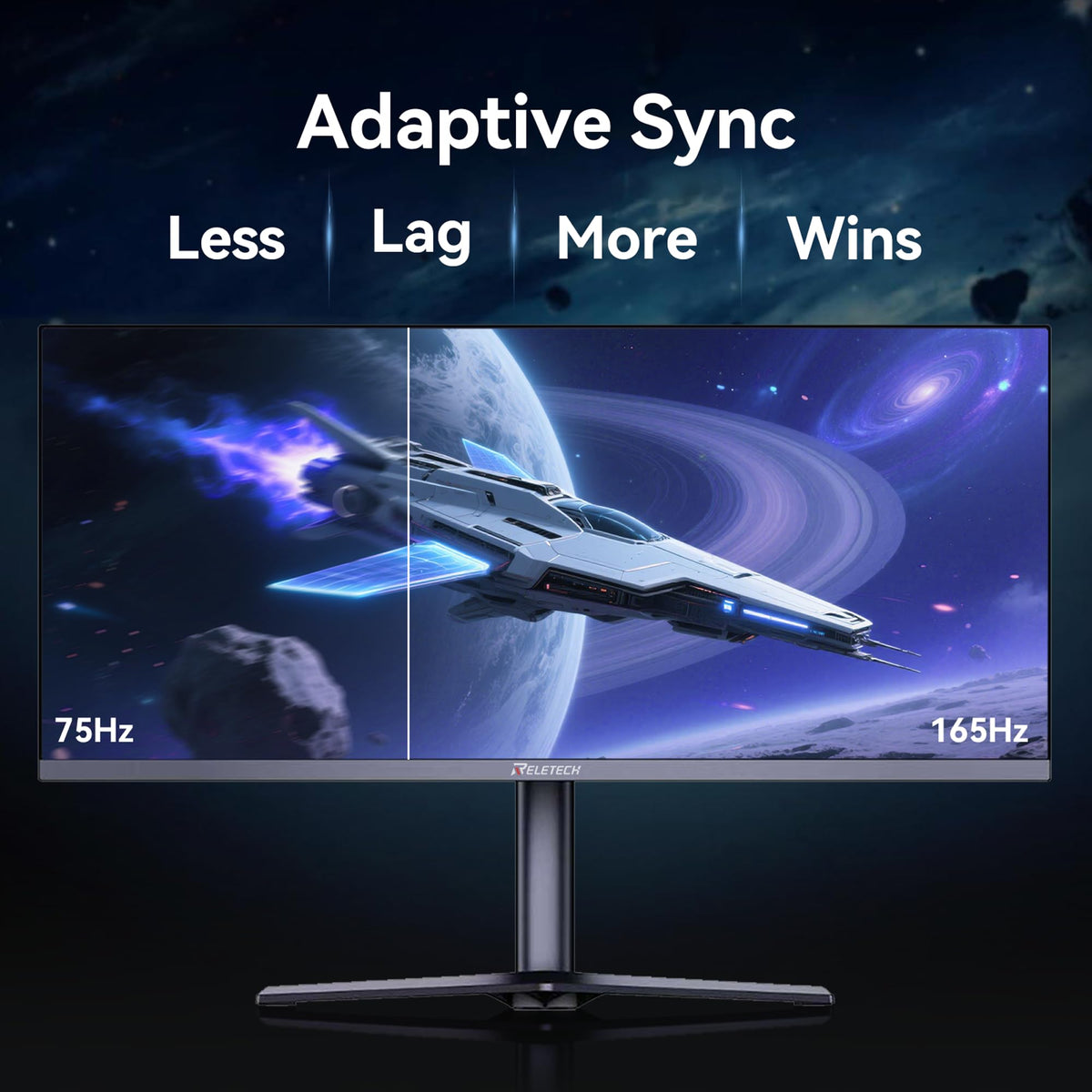 34 Inch Curved Ultrawide Gaming Monitor 21:9 WQHD 165Hz B624