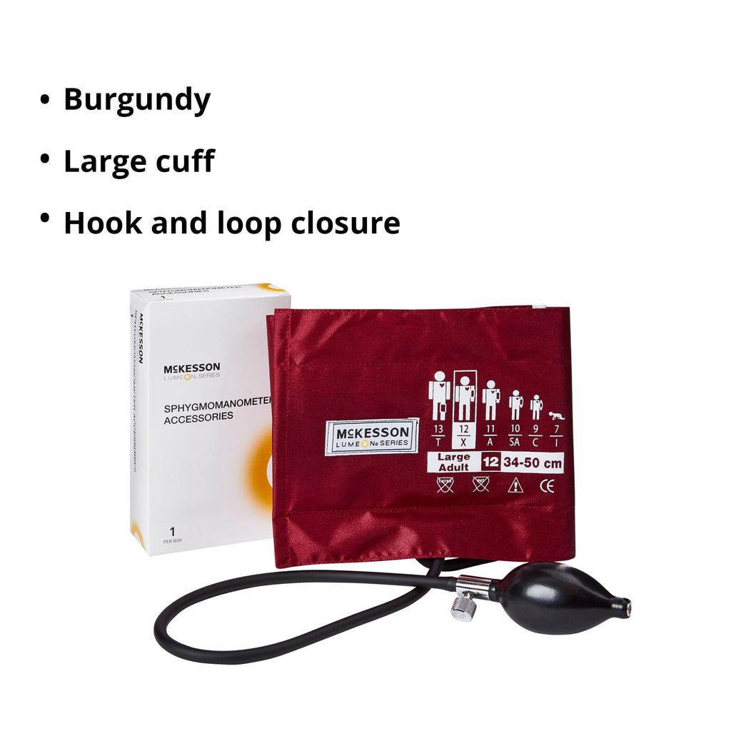 15 ct Replacement Blood Pressure Cuff with Bulb and Valve C89442