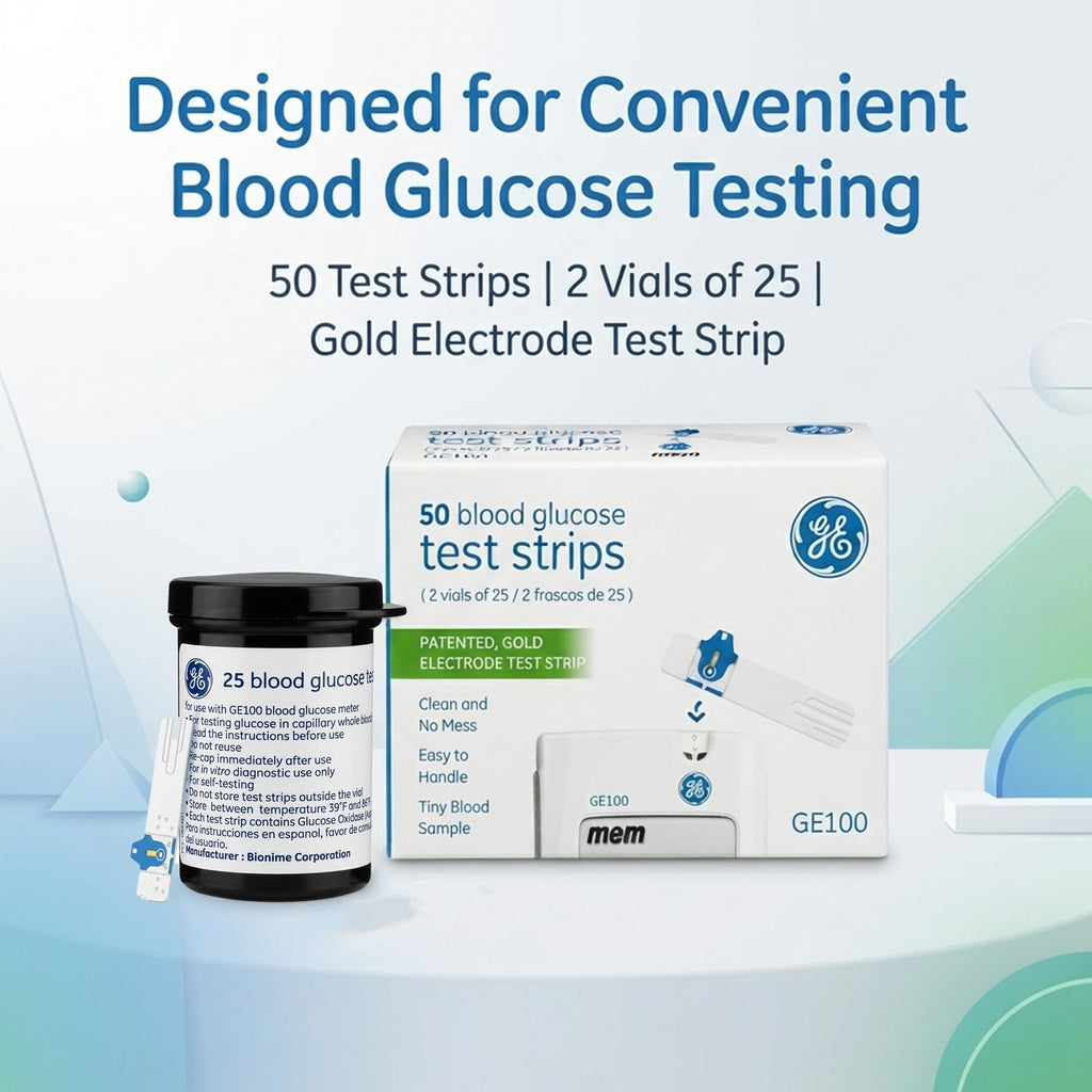 Blood Glucose Test Strips 50ct Y4868