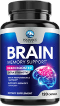 120 Capsules Brain Memory Supplement with Vitamin B6 B12 Folate & Phosphatidylserine P81654