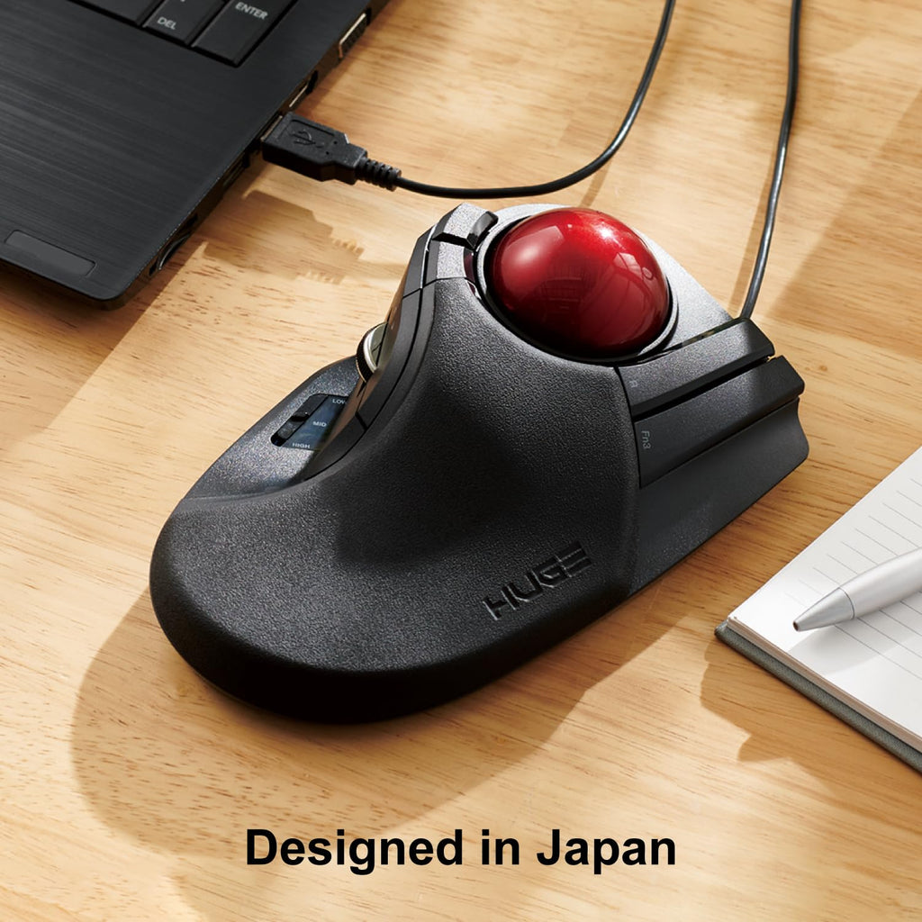 Wired Finger-Operated Trackball Mouse L8243