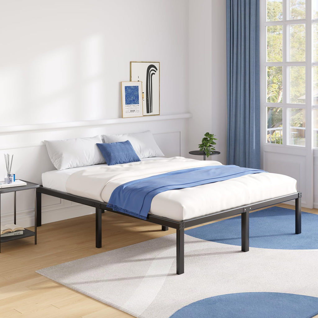 Queen Size 18 Inch Metal Platform Bed Frame Z518