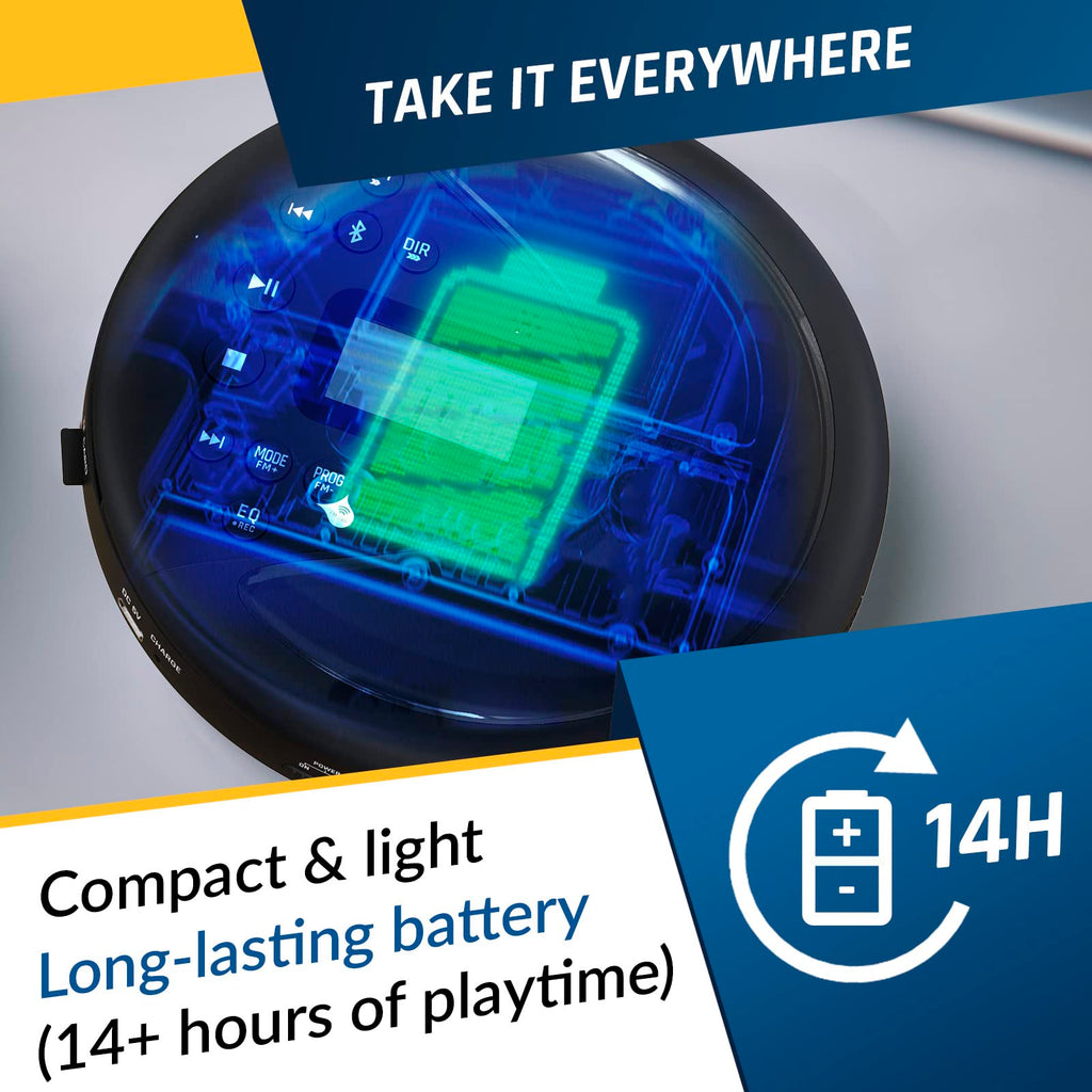 Portable CD Player with Bluetooth X8566