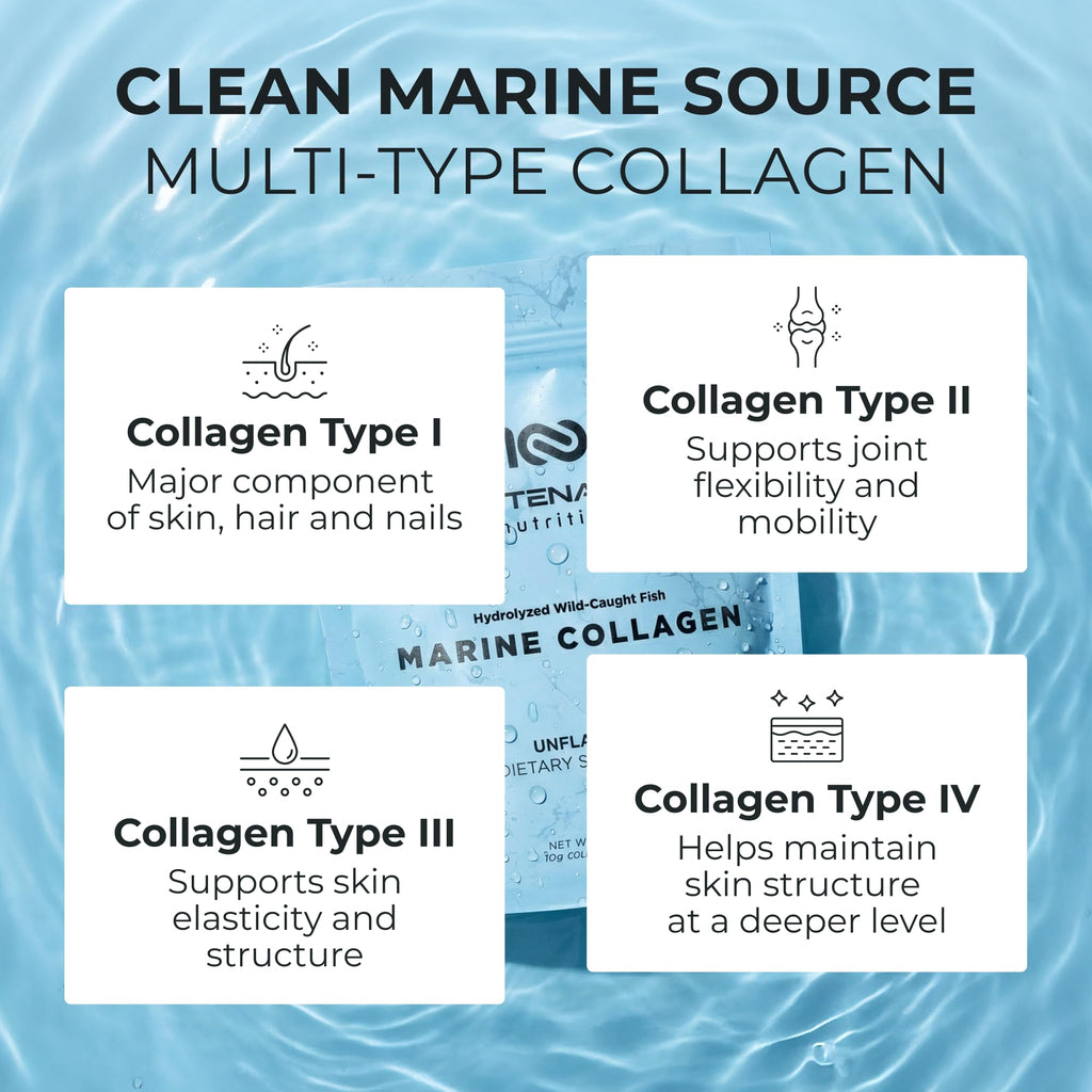 Unflavored Hydrolyzed Marine Collagen Peptides Powder 300g Z9968