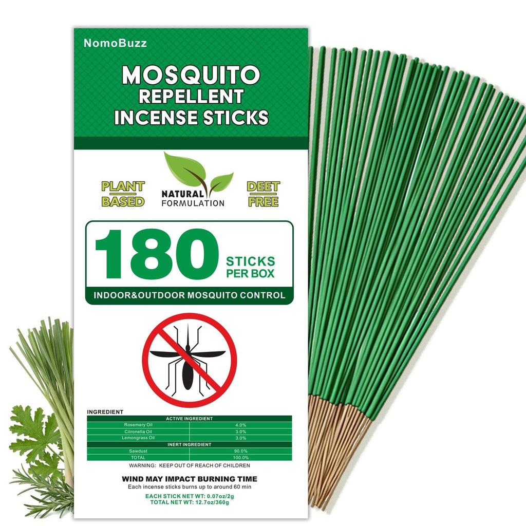 Mosquito Repellent Incense Sticks 180 Count Q100528