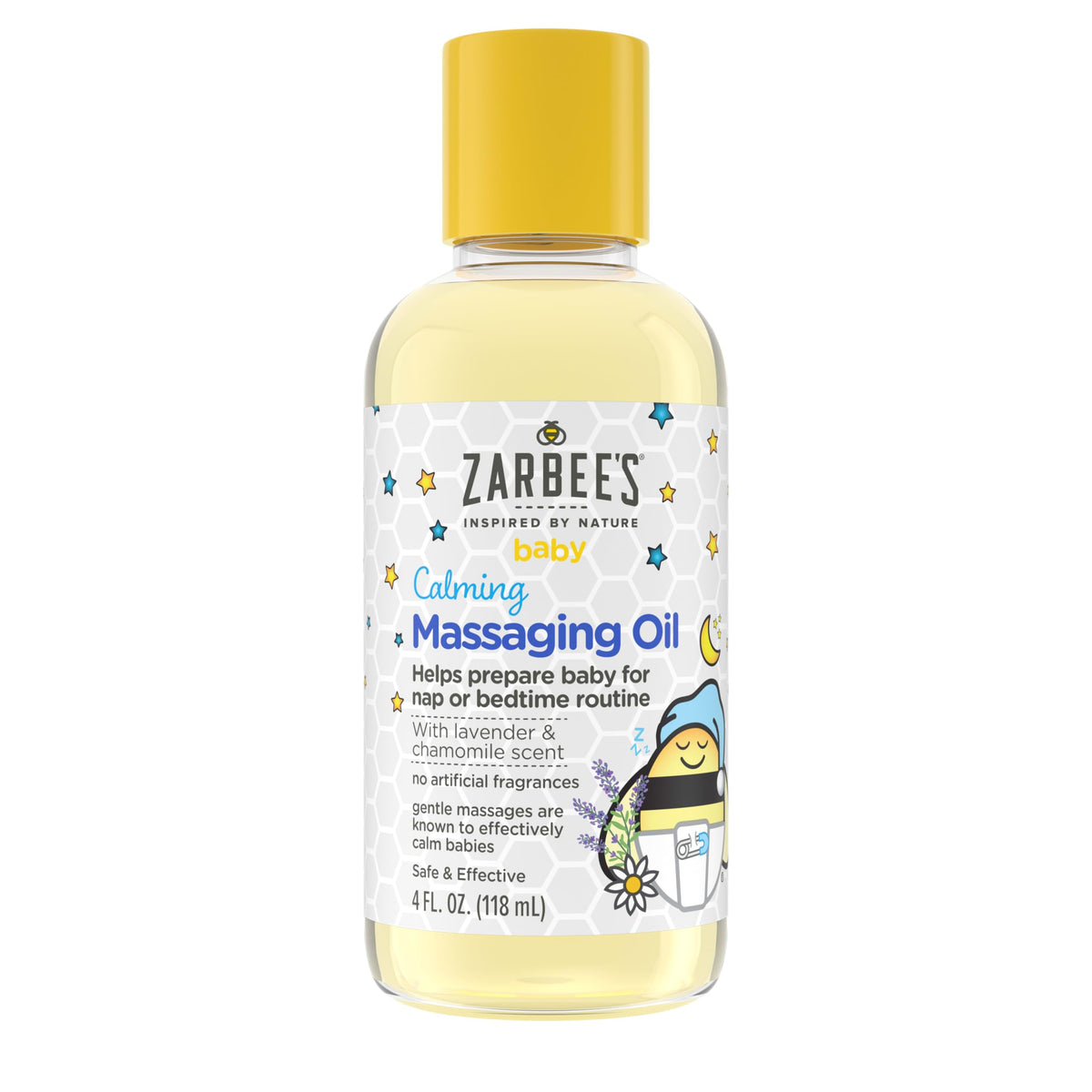 Baby Calming Massage Oil, Lavender & Chamomile, 4 fl oz S19505
