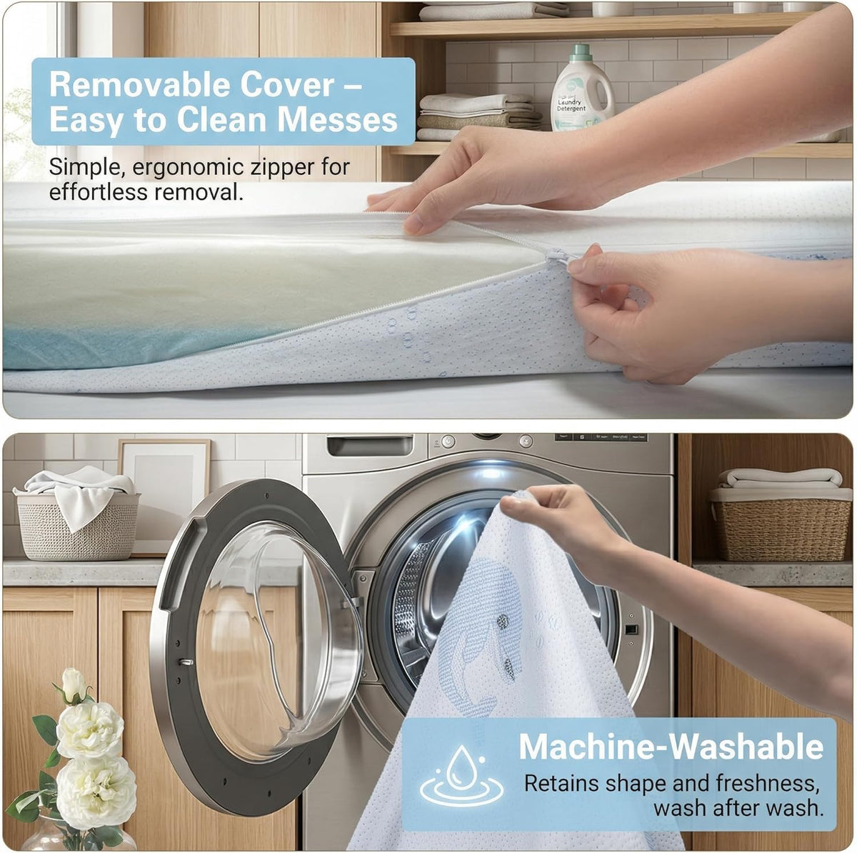 Double-Sided Memory Foam Portable Mattress R268998