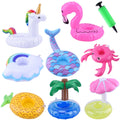 8 Pack Inflatable Drink Holders with Air Pump Q226155