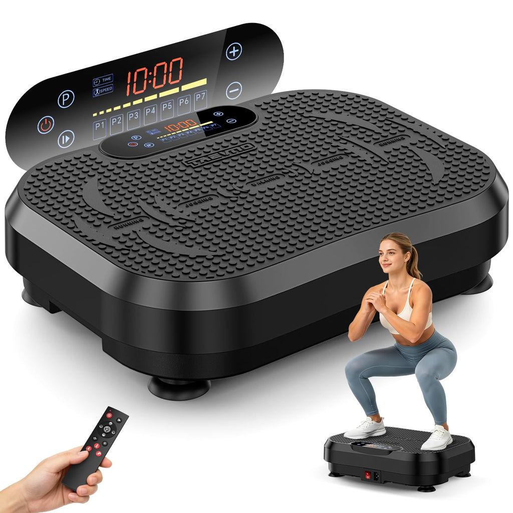 Vibration Plate Exercise Machine Black T80459