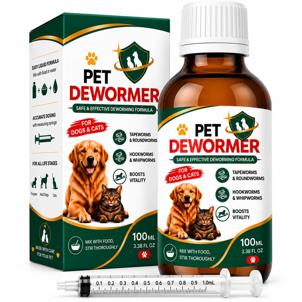 Praziquantel & Pyrantel Pamoate Oral Suspension for Dogs & Cats 3.38 fl oz I344