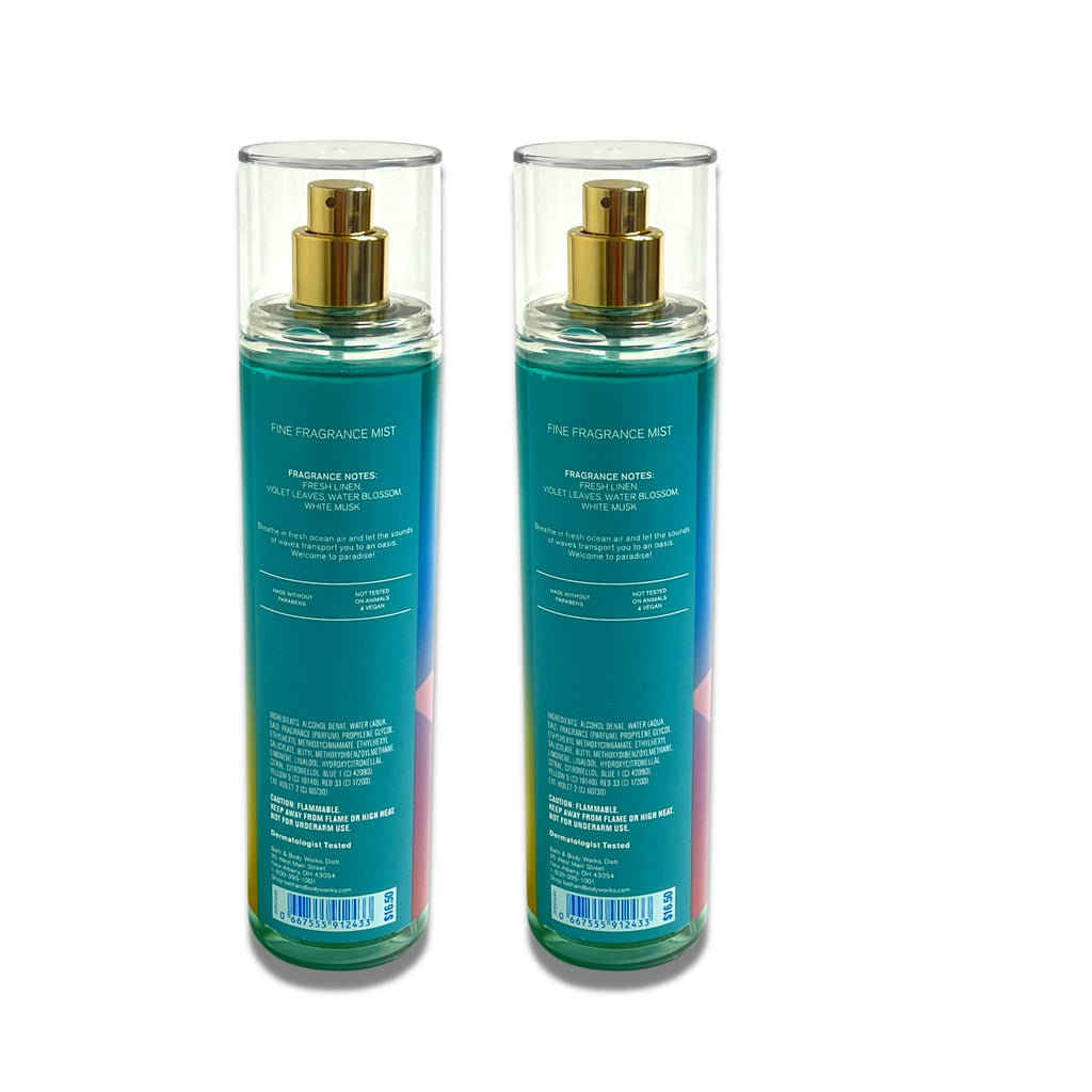 Saltwater Breeze Fine Fragrance Mist 8 oz Pack of 2 K679