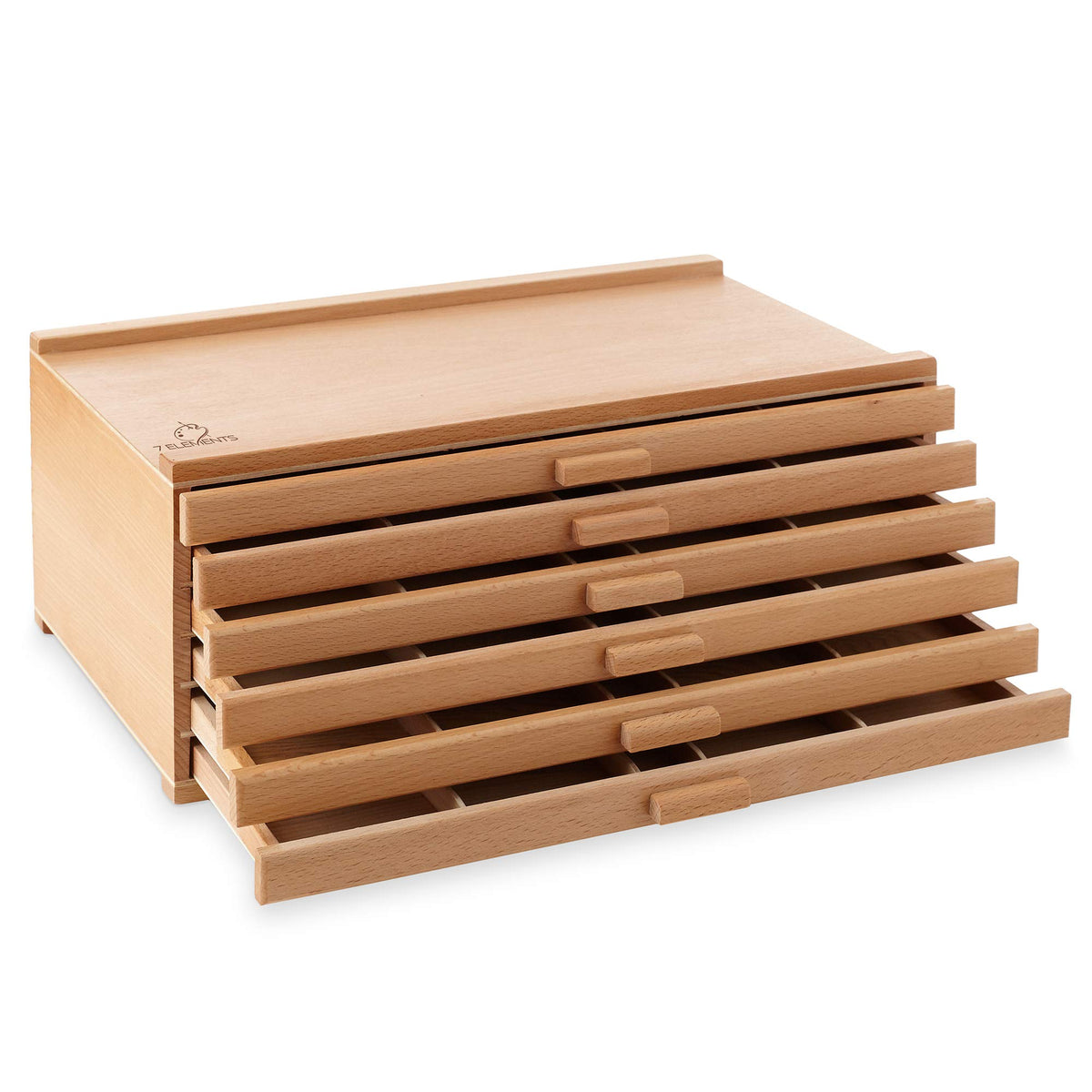 6 Drawer Wooden Artist Storage Box C51692