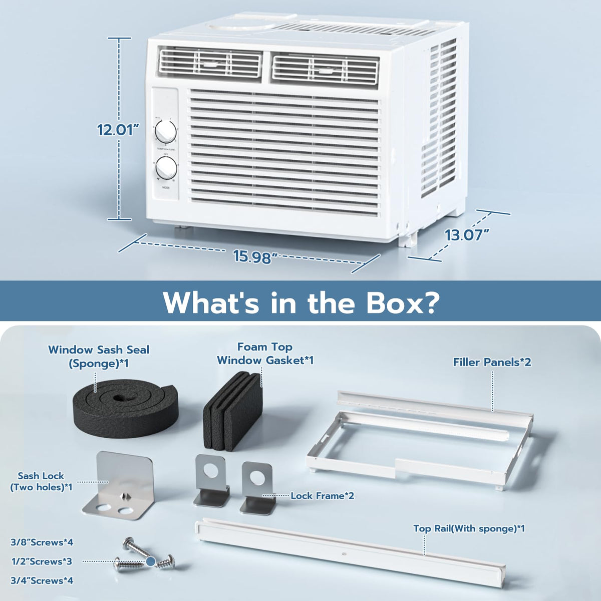 5000BTU Window Air Conditioners L8609