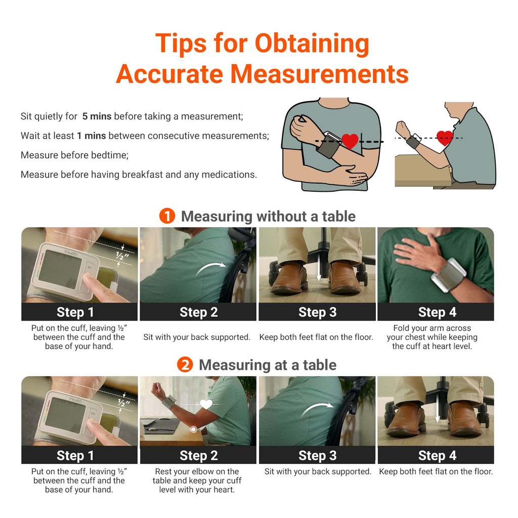 Wrist Blood Pressure Monitor with App X655