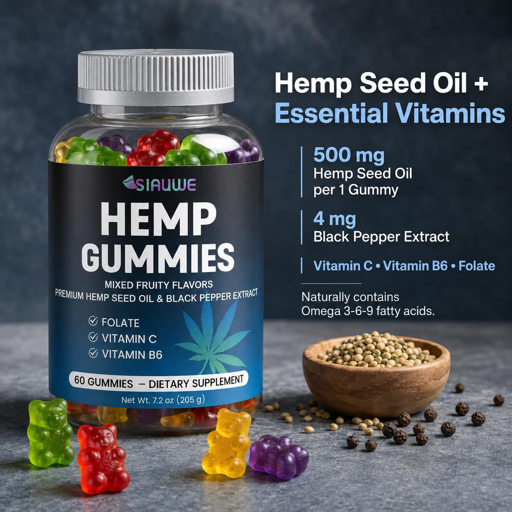 Sugar Free Hemp Gummies 60 Count Y26653