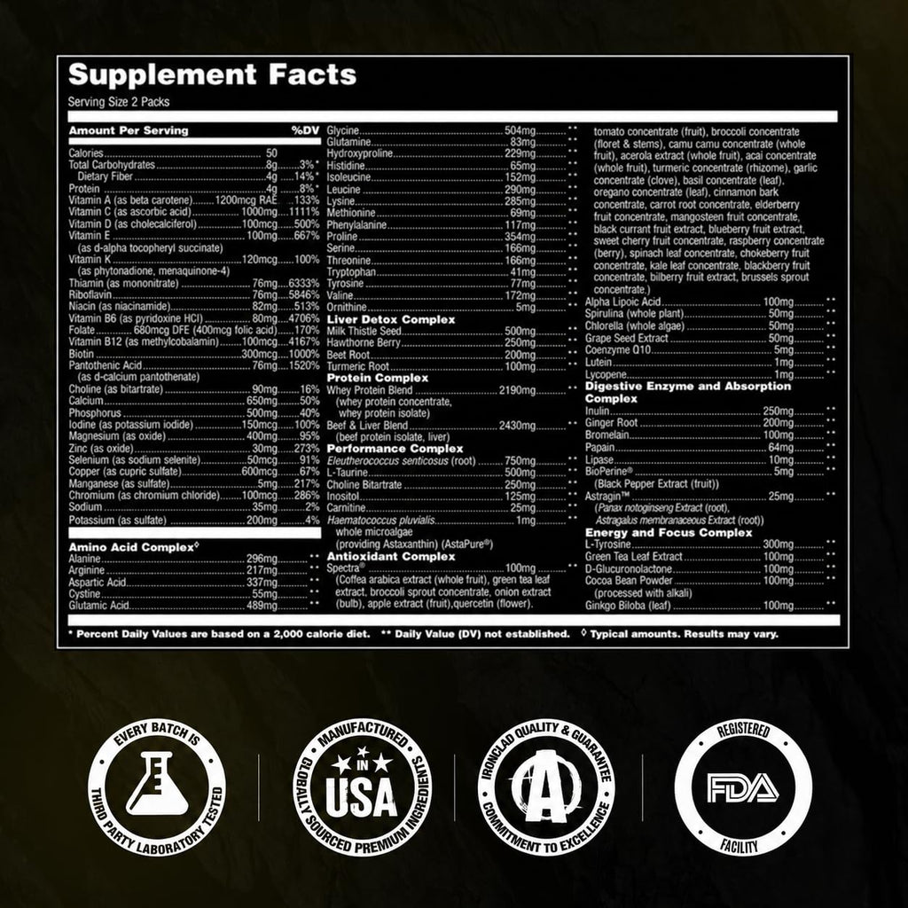 Multivitamin Supplement 44 Pill Packs G13257
