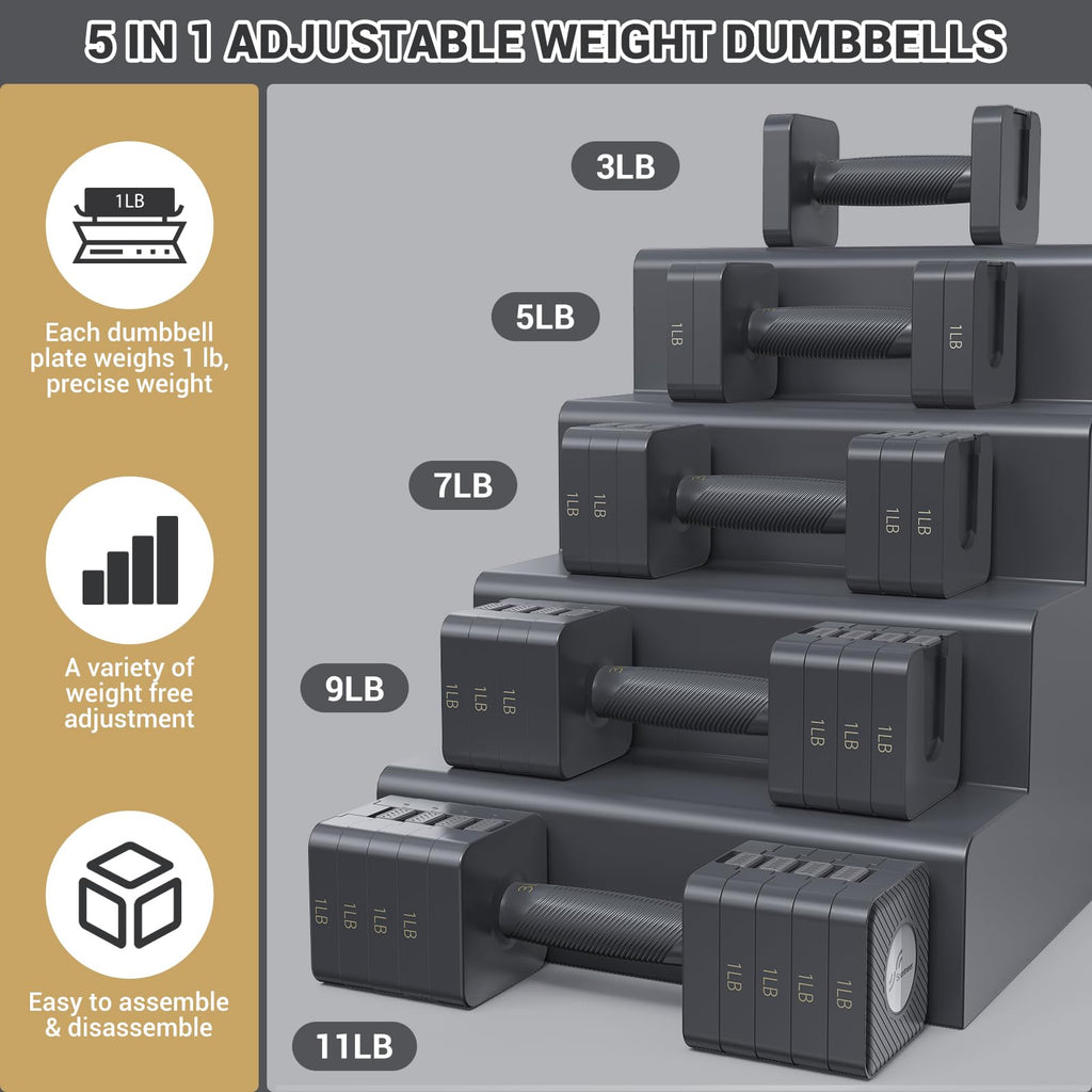 Adjustable Ankle Weights with Dumbbells A113