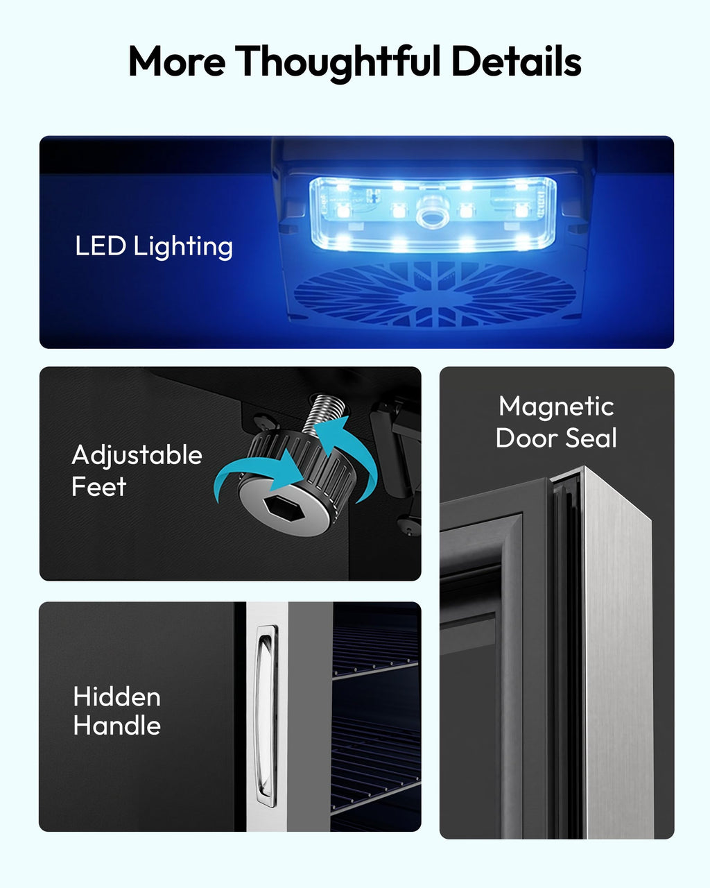 145 Can 4.5 Cu.ft Mini Fridge with Glass Door K2081