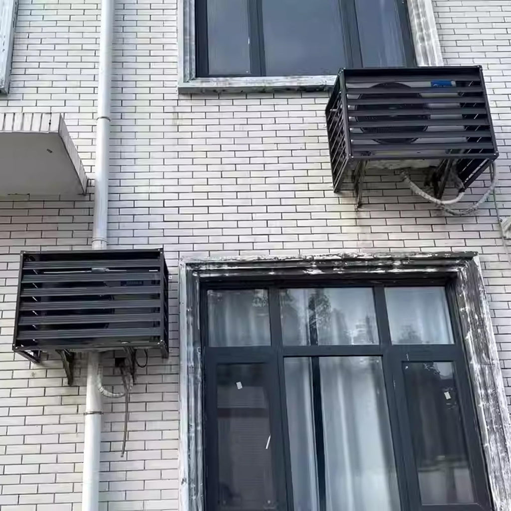 Aluminum 4-Panel AC Condenser Fence Z582358