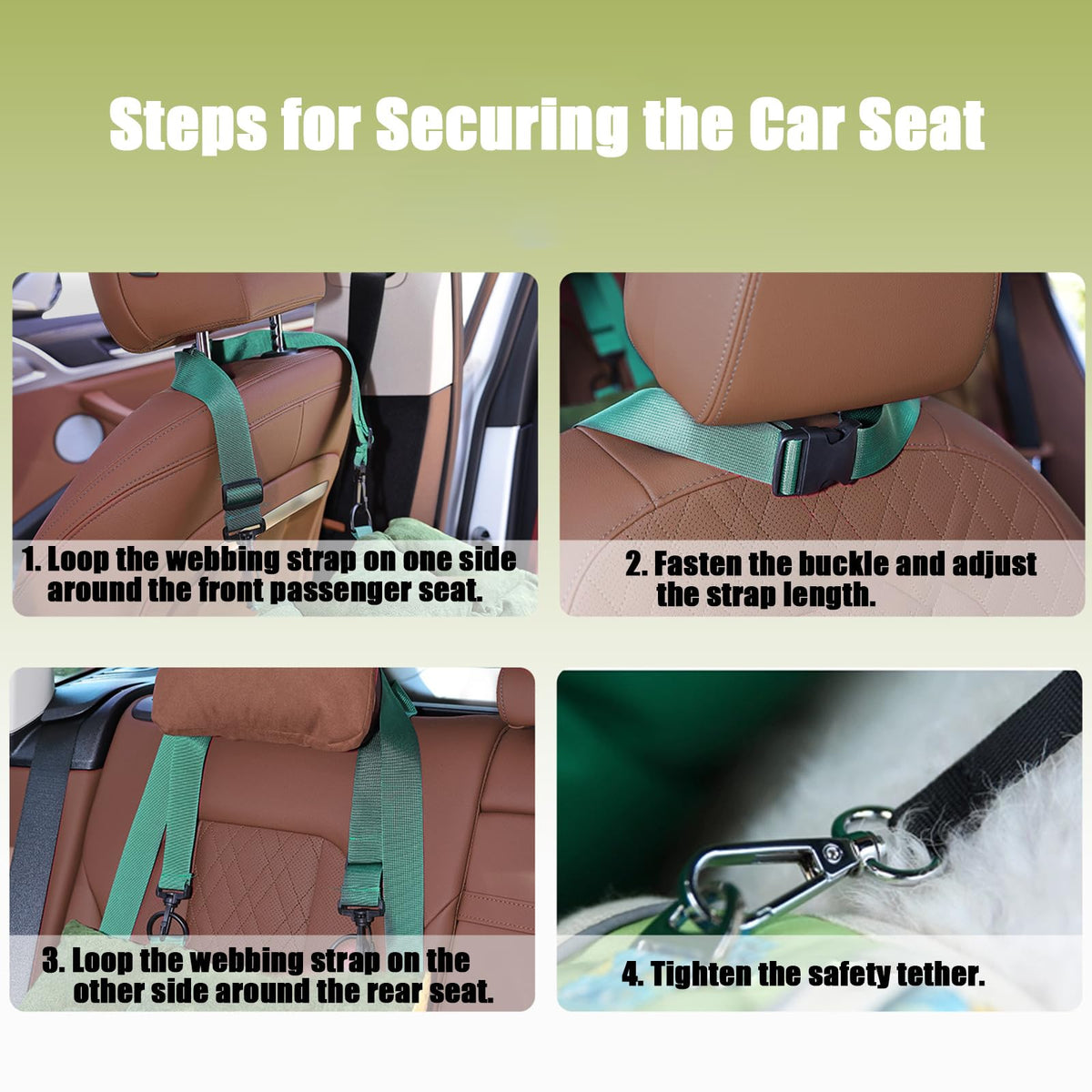 2-in-1 Dog Car Seat K7101