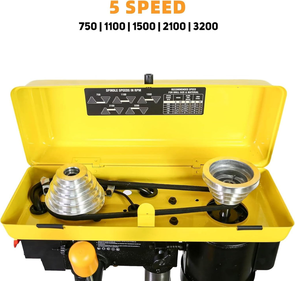 8-Inch 5-Speed Benchtop Drill Press B5780