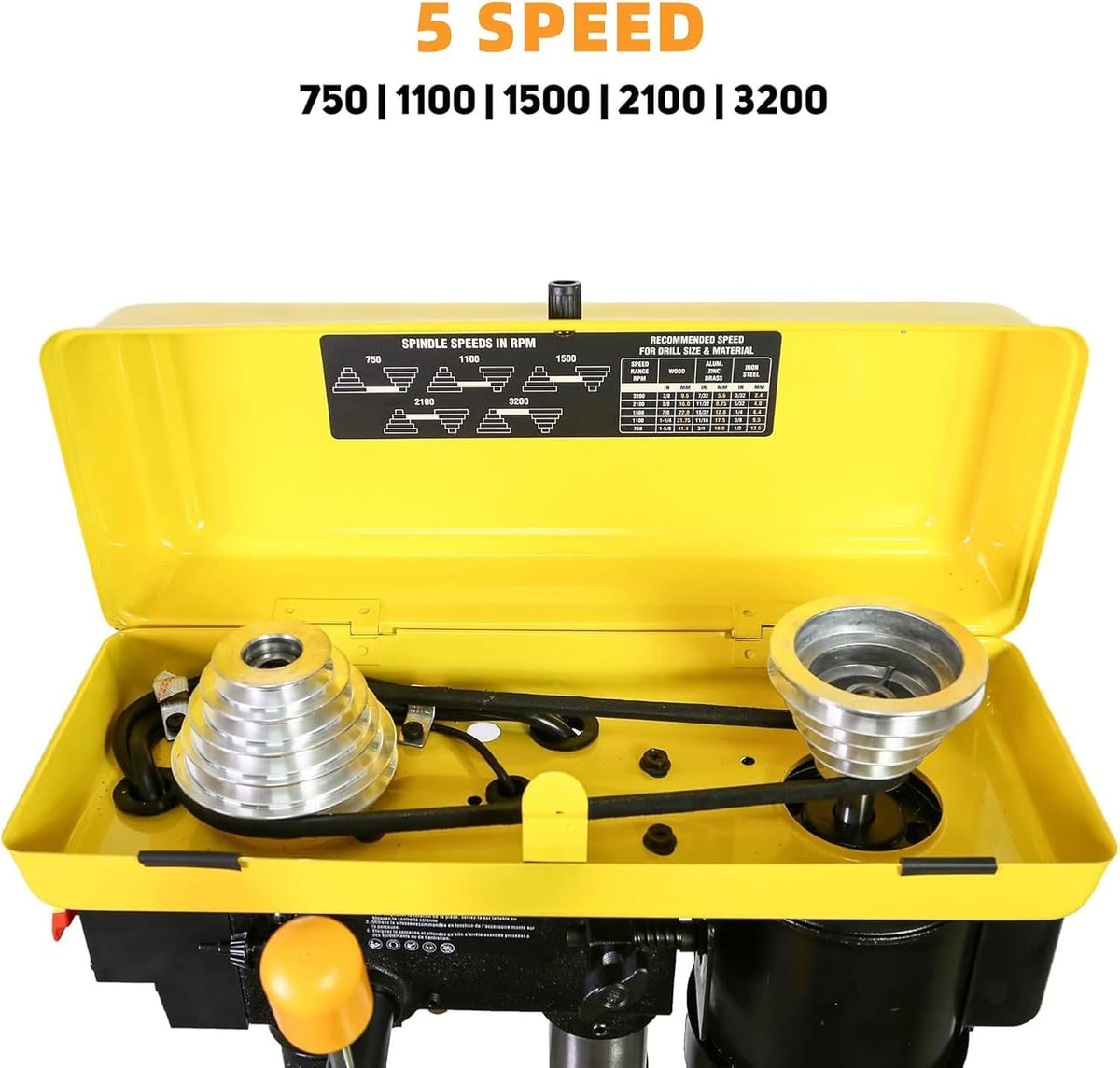 8-Inch 5-Speed Benchtop Drill Press B5780