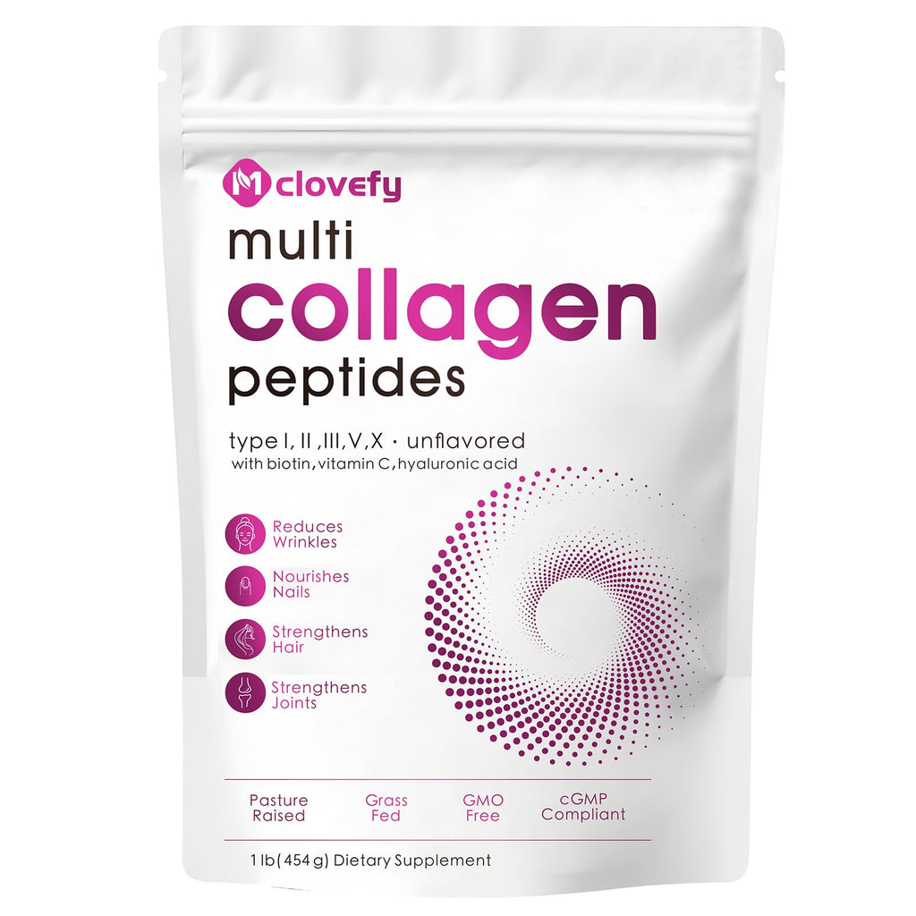 Unflavored Multi Collagen Peptides Powder 1lb G65703