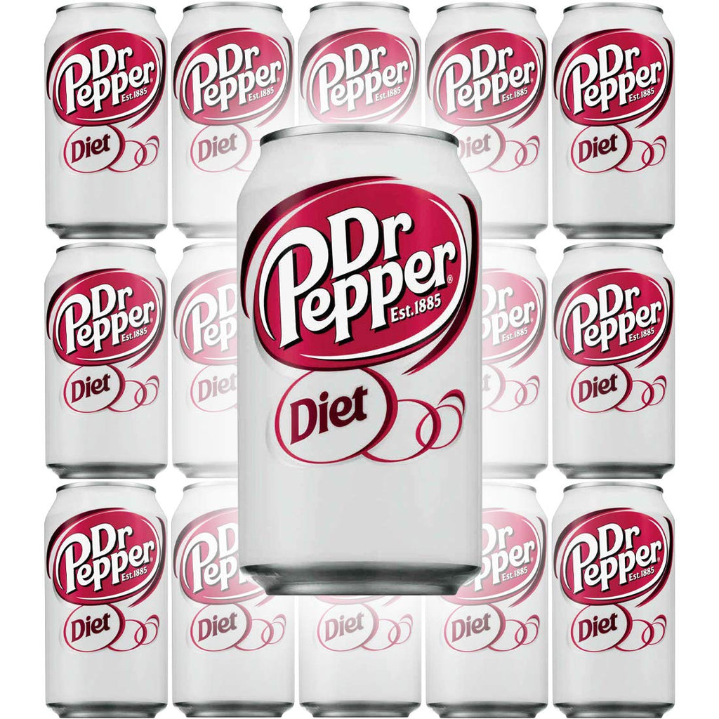 Diet Dr Pepper Soda 12 Fl Oz Cans Pack of 15 R611427