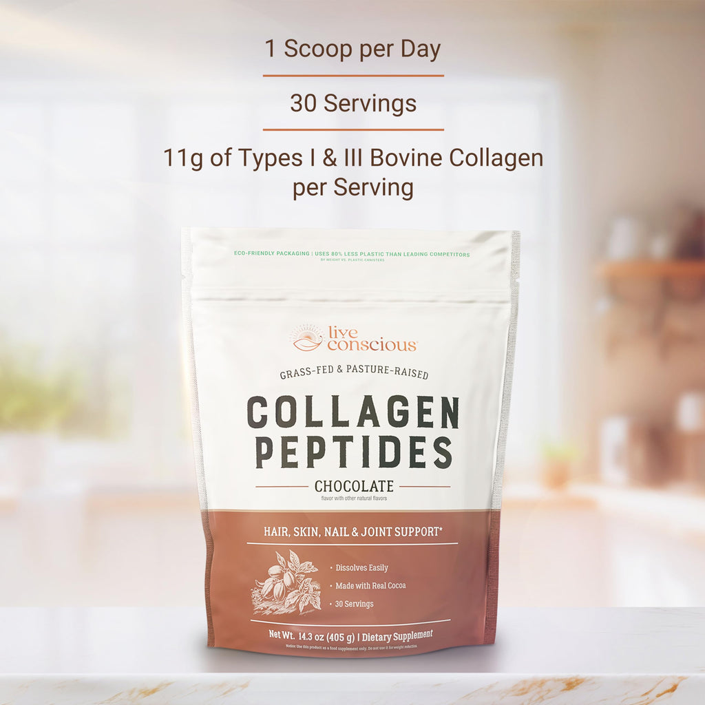 Chocolate Collagen Peptides Powder 15oz W780