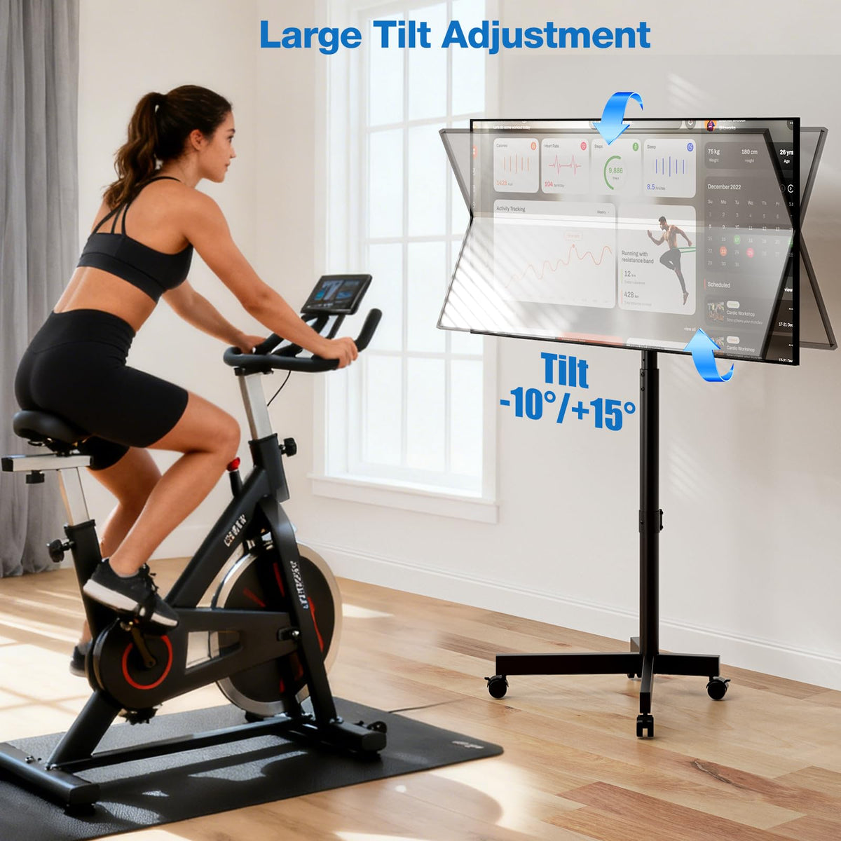 Mobile TV Cart for 13-55 inch TVs M22351